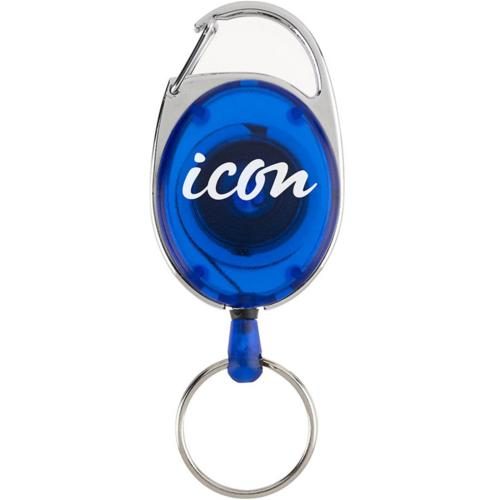 Icon Retractable Snap Lock - Blue for Key and ID Card Holders [IKHBLU] Carousel 1