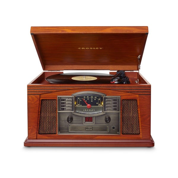 Crosley Lancaster Turntable With Bluetooth Paprika Carousel 1