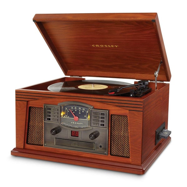 Crosley Lancaster Turntable With Bluetooth Paprika Carousel 2