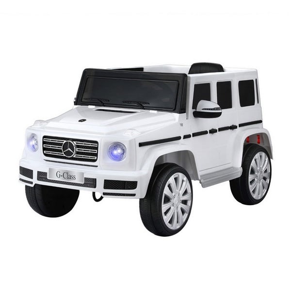 Kids Ride On Car Licensed G500 Electric Toys Horn Remote 12V White Kids Ride On Carousel 1