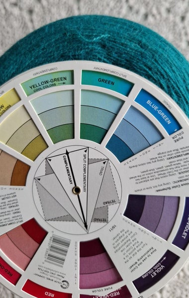 1 kg of synthetic (not wool) laceweight 2-ply yarn - teal - clean and fresh Carousel 2