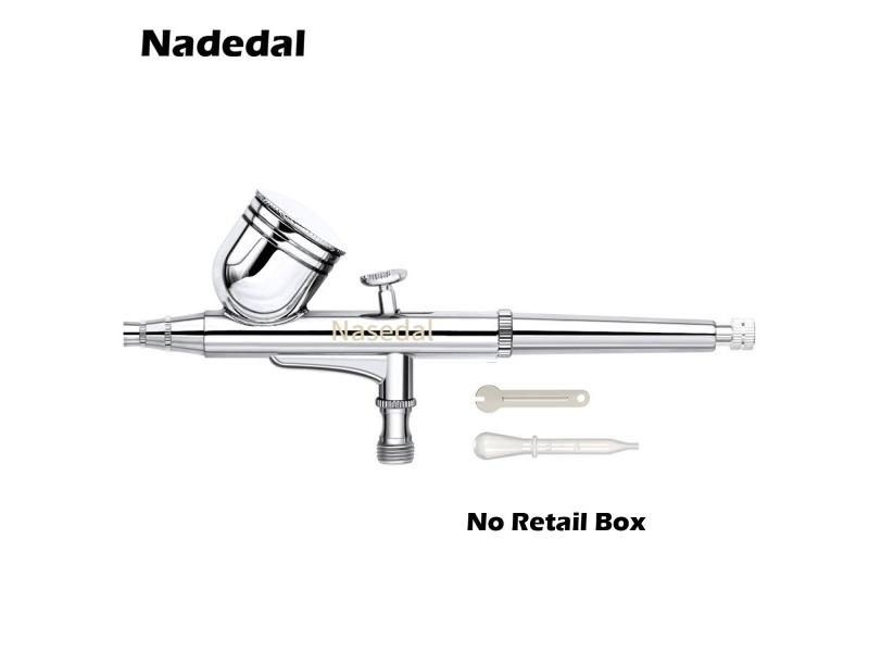 Gravity Feed Dual-Action Airbrush Spray Gun Kit Trigger Spray Gun For Art Craft Carousel 1