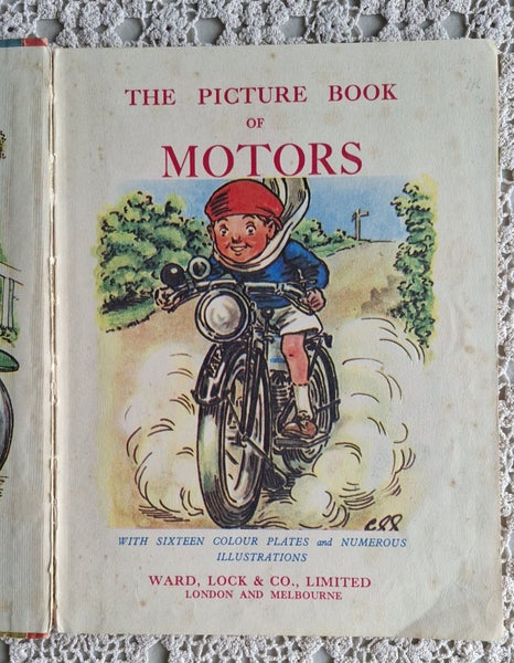 The Picture Book of Motors (Rainbow Picture Books) circa 1930 - Ward Lock Carousel 2