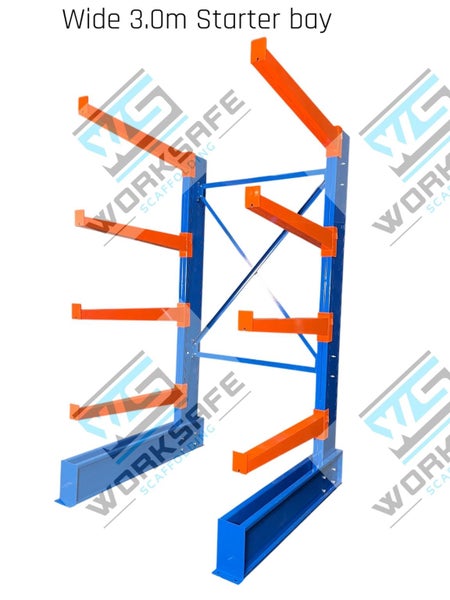 Cantilever Shelving Wide 3.0m Extra Bay Carousel 2