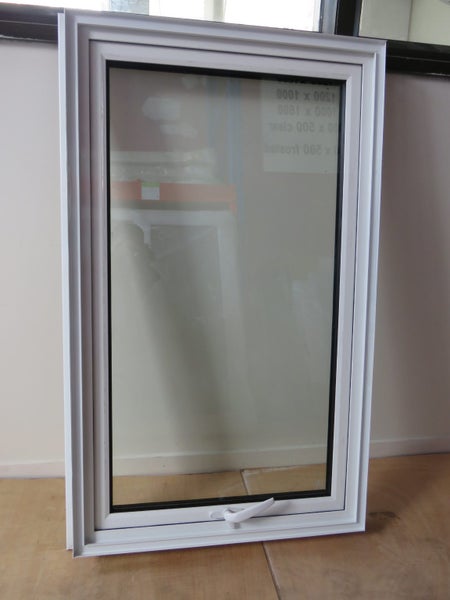 NEW WHITE ALUMINIUM DOUBLE GLAZED WINDOW:1000H X 500W Carousel 2