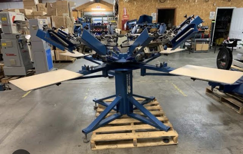 Screen printing machine - M&R Sidewinder – Carousel 1