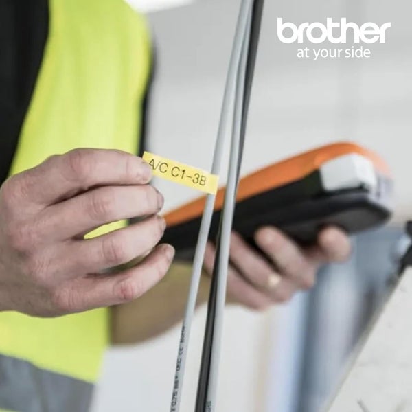 Brother PTE115B Handheld Industrial Label Printer Bluetooth Dual Auto Cutter Carousel 5