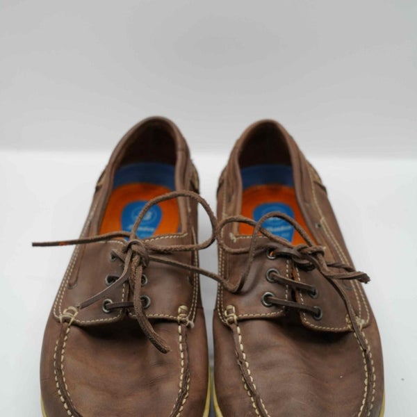 Bata Brown Leather Boat Shoes63616994052483111