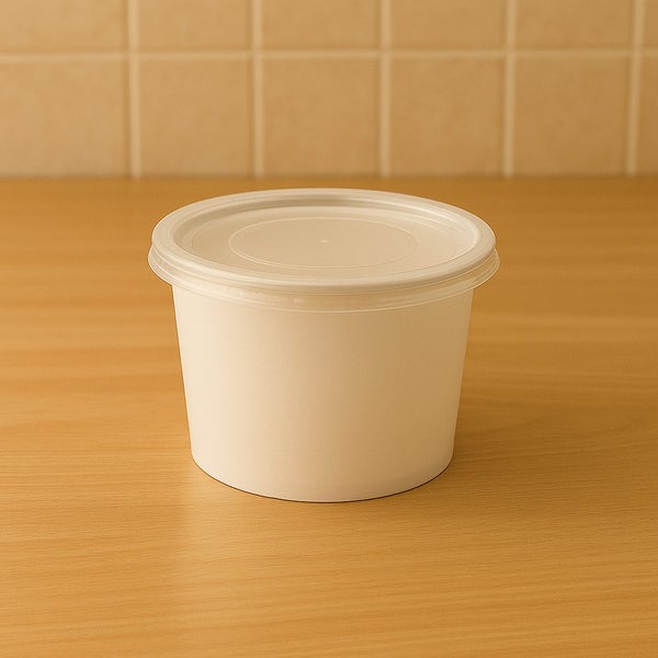 Paper Bowl With Lid 780mL 25pc Carousel 1