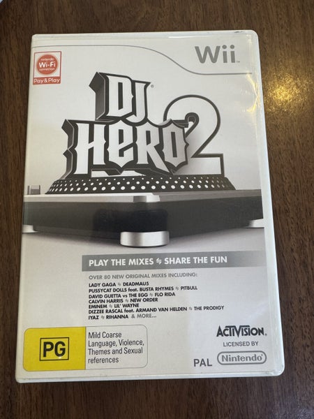 DJ HERO 2 Wii game complete (no turntable) Carousel 1