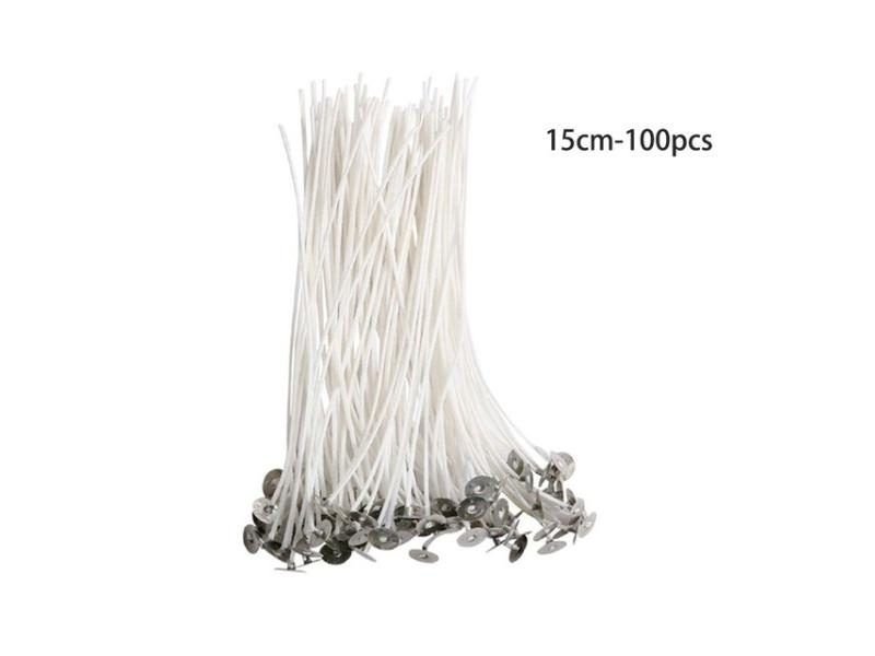 1 Roll 200 Feet 61M White Candle Wick Cotton Woven Wick For DIY Candle Making Carousel 1