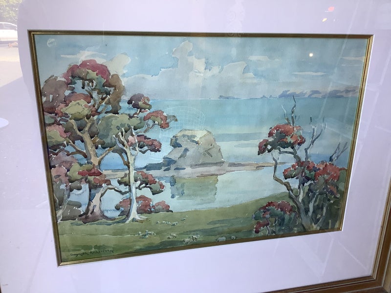 Coastal water-colour Gwyneth Richardson Carousel 2