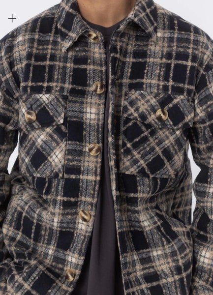 $1 RES - BARNEY COOLS - Holland Jacket Slate Plaid63615910124931112