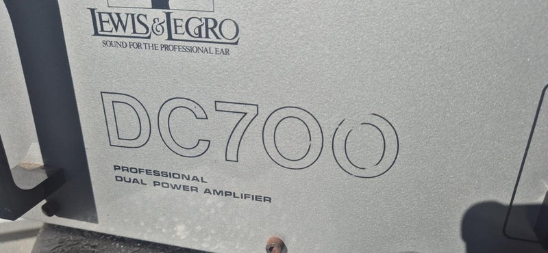 Lewis Le Gros / Holden DC700 Power amplifier circa 1990's- excellent Carousel 1