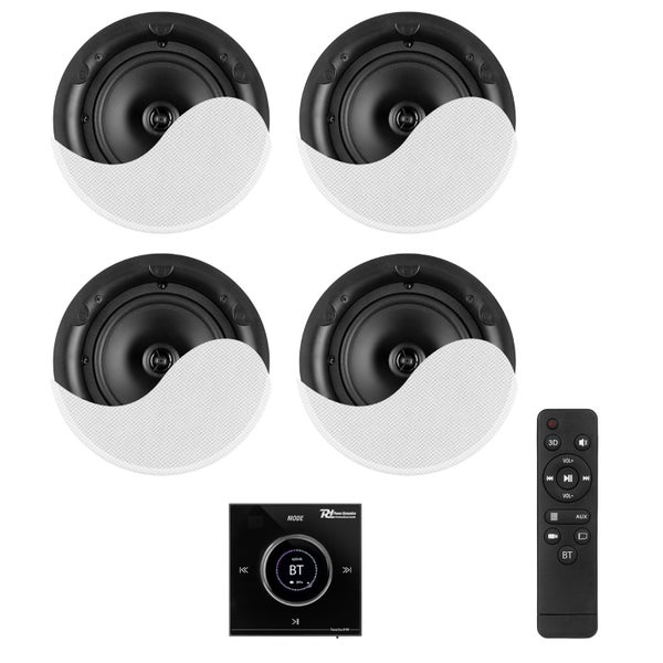 In-Wall Audio Amplifier with 4 Ceiling Speakers Carousel 2