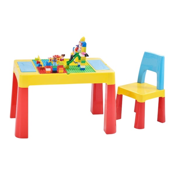 Toddler Table for Building Blocks | Multipurpose Kids Table & Chairs Carousel 1