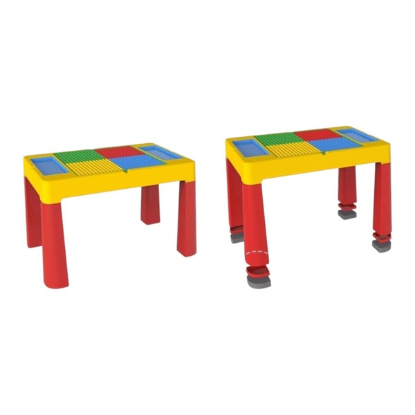 Toddler Table for Building Blocks | Multipurpose Kids Table & Chairs Carousel 8