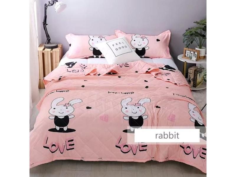 Spring Summer Thin Soft Skin-friendly Cotton Quilted Blanket For Children Carousel 1