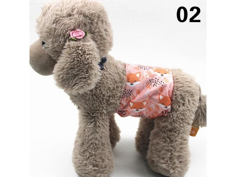 Adjustable Cartoon Animals Pet Dog Diapers Washable Males Absorbent For Dog Carousel 1