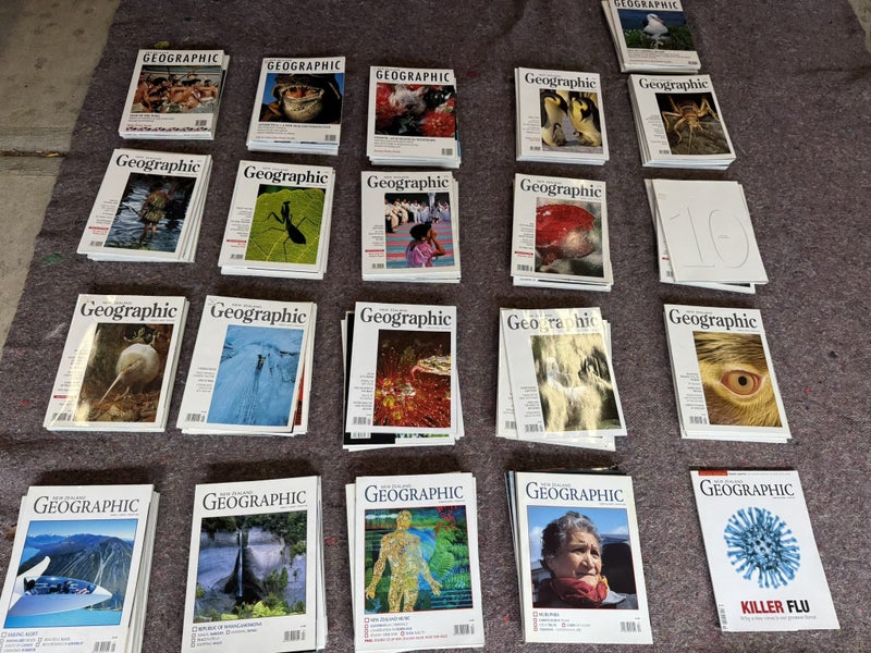 New Zealand Geographic Magazine Collection Carousel 1