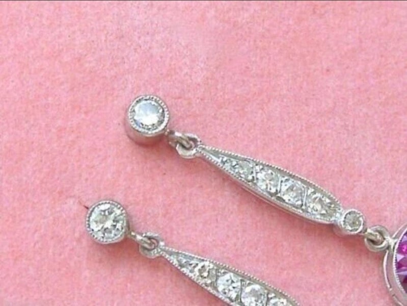 PARDON? YES ITS RIGHT $1res These are thee MOST DIVINE ART DECO INSP EARRINGS Carousel 8