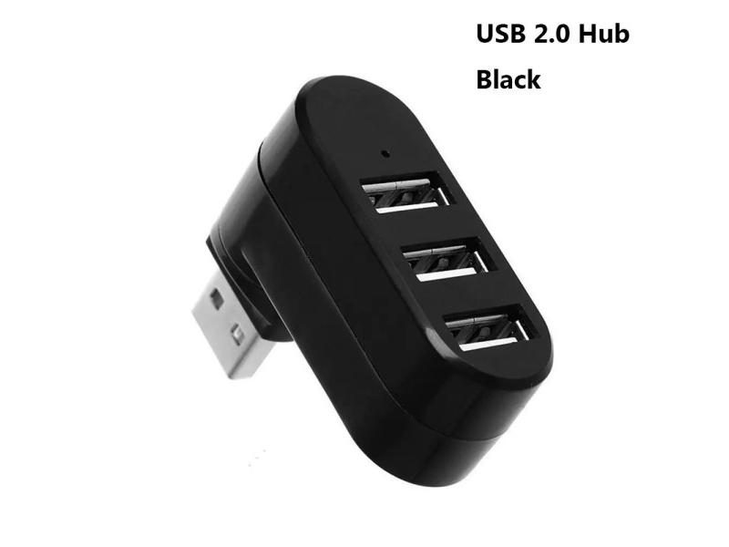 Universal Mini Rotatable 3 Port USB 3.0 Hub High Speed Data Transfer Splitter Carousel 1