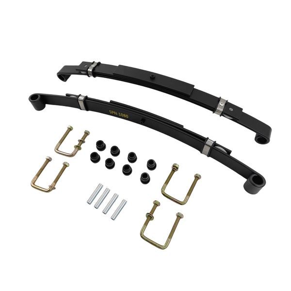 3-Leaf Golf Cart Heavy Duty Rear Leaf Spring Kit for EZGO TXT 1995-2013 Carts Carousel 1