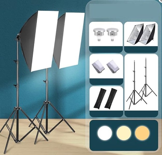 Softbox Lighting Kit Professional Photography Light Studio Kits Carousel 1