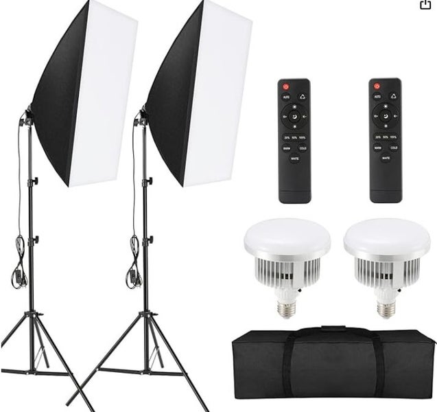 Softbox Lighting Kit Professional Photography Light Studio Kits Carousel 2