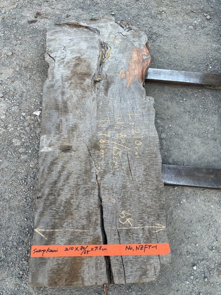 2.1m × 0.8m Ancient Swamp Kauri Slab – Bartop / Hall Table Carousel 2