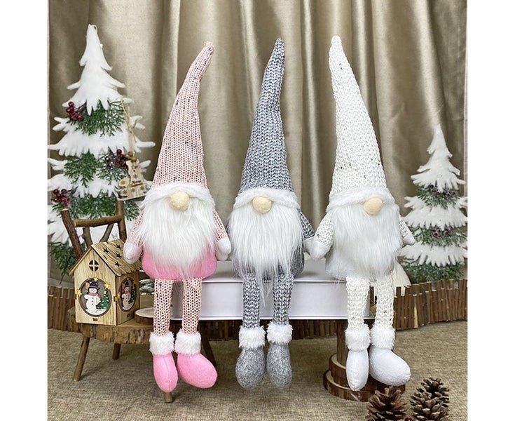 Christmas Gnome Santa Showcase Cafe Home Mall Doll Toy Holiday Decor Ornament Carousel 2
