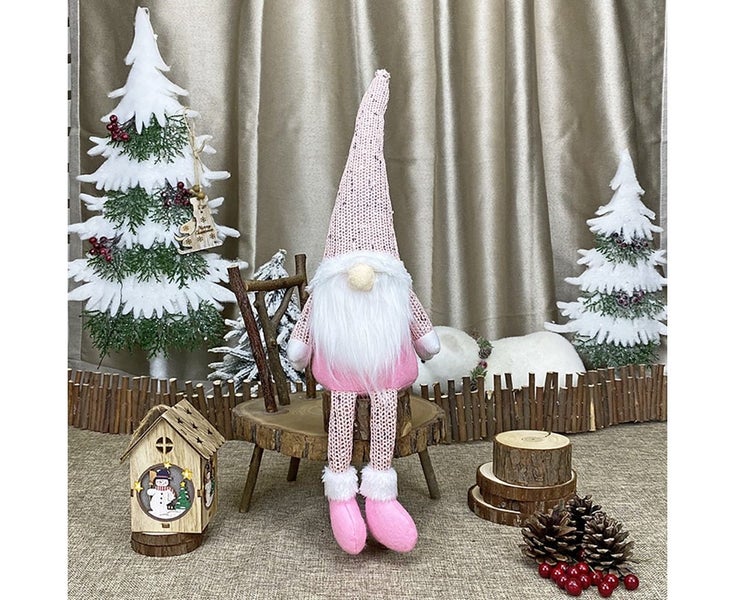 Christmas Gnome Santa Showcase Cafe Home Mall Doll Toy Holiday Decor Ornament Carousel 2