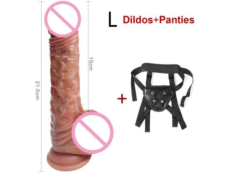 8.5in Realistic Penis For Women Huge Suction Cup Dildo Female Masturbator Carousel 1