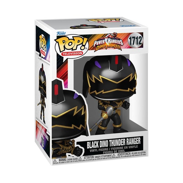 Funko Pop! Power Rangers: Dino Fury - Black Dino Ranger Vinyl Figure Carousel 2