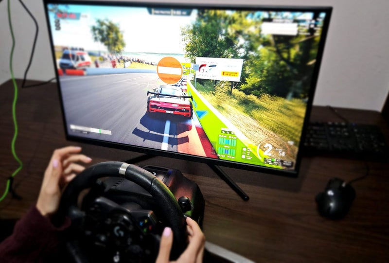 Logitech G923 TrueForce Racing Simulator Carousel 1