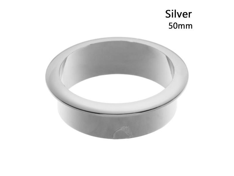 1PC Aluminum Alloy PC Desk Wire Hole Cover For Office Table Carousel 1