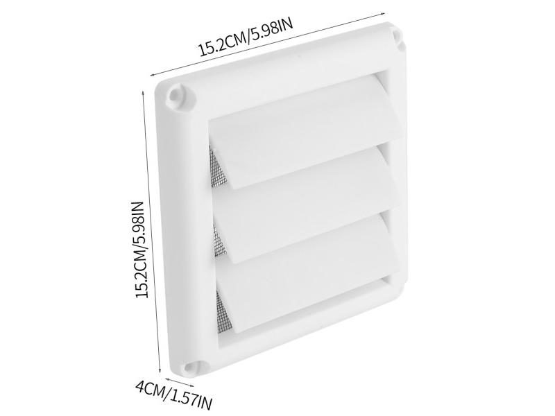 6-inch Air Vent Grille 200x200x40mm With 3 Flaps Heating Cooling Vents Carousel 1