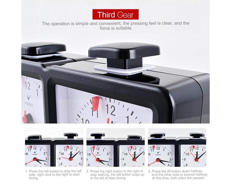 Master Tournament Analog Chess Clock Timer Carousel 2