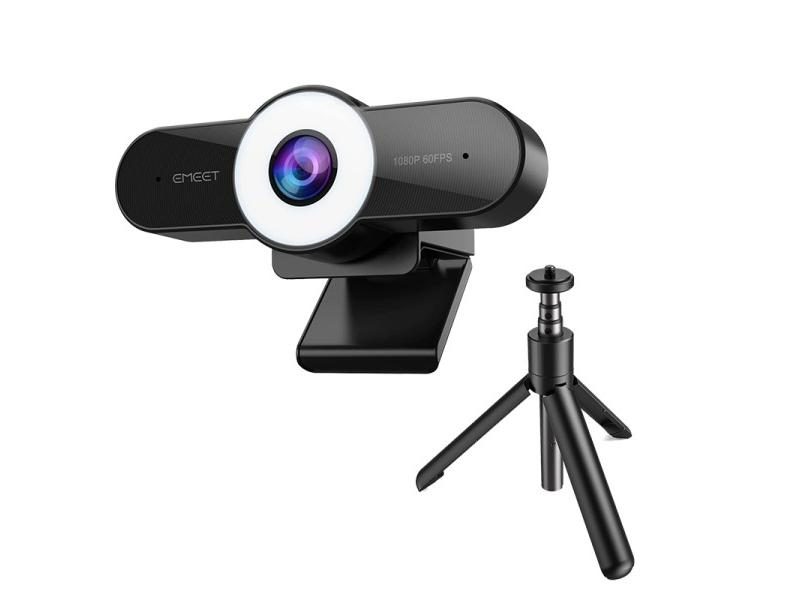 Webcam 1080P 60FPS Streaming With Autofocus Noise-Canceling Mics For Laptop/PC Carousel 1