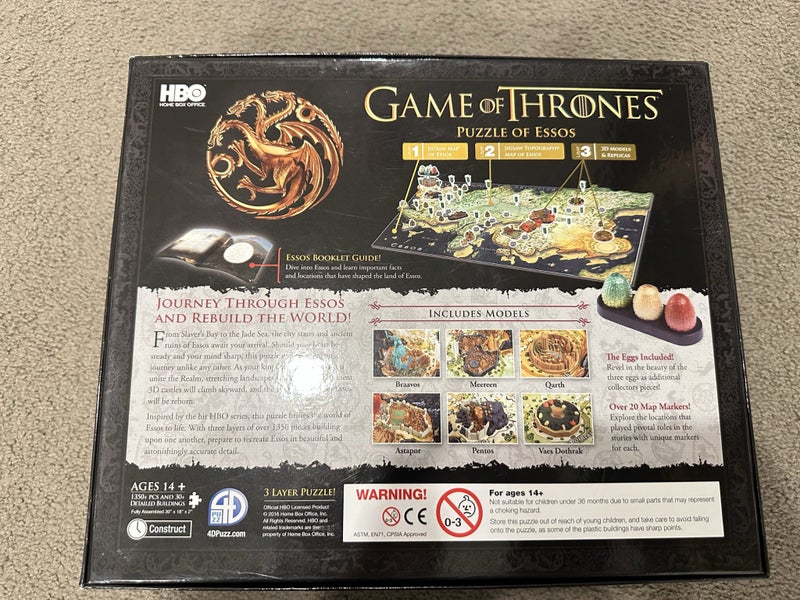 Game of Thrones 1350+ pcs Puzzle of Essos Carousel 2