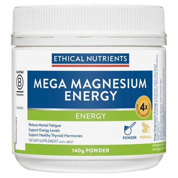 Ethical Nutrients Mega Magnesium Energy 140g Carousel 1