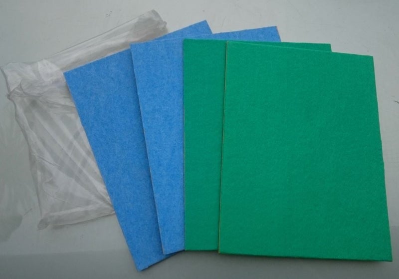 FELT BOARDS - PACK OF 4 - blue and green. 22 x 29 cm Flipper3 Carousel 1