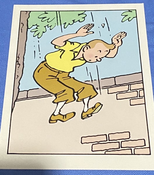 TINTIN GREETING CARD - no envelope $1 RESERVE Carousel 1