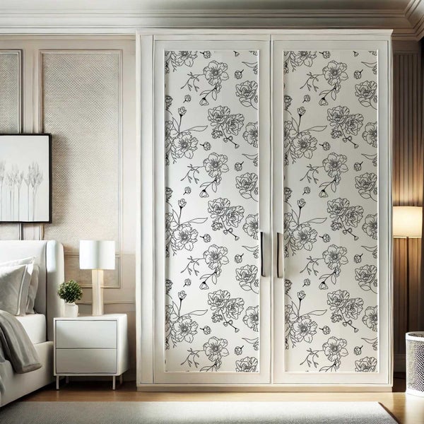 S4sassy Self-Stick Decorative paper, Bloom Pattern Paper For Festival decoration Carousel 9