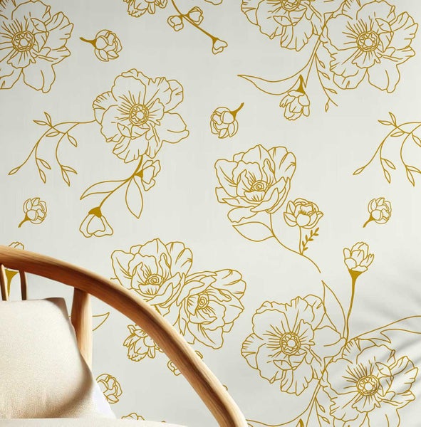 S4sassy Self-Stick Decorative paper, Bloom Pattern Paper For Festival decoration Carousel 1