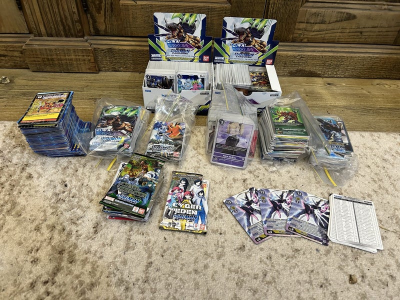 Bulk Digimon cards!! Carousel 1