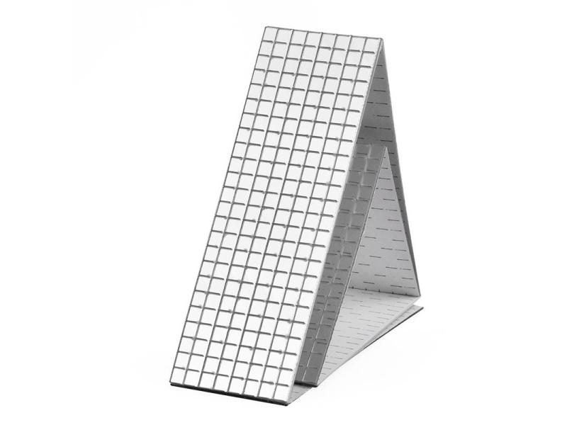 Self-Adhesive Real Glass Mosaic Craft Mini Square Mirrors Tiles Stickers Carousel 1