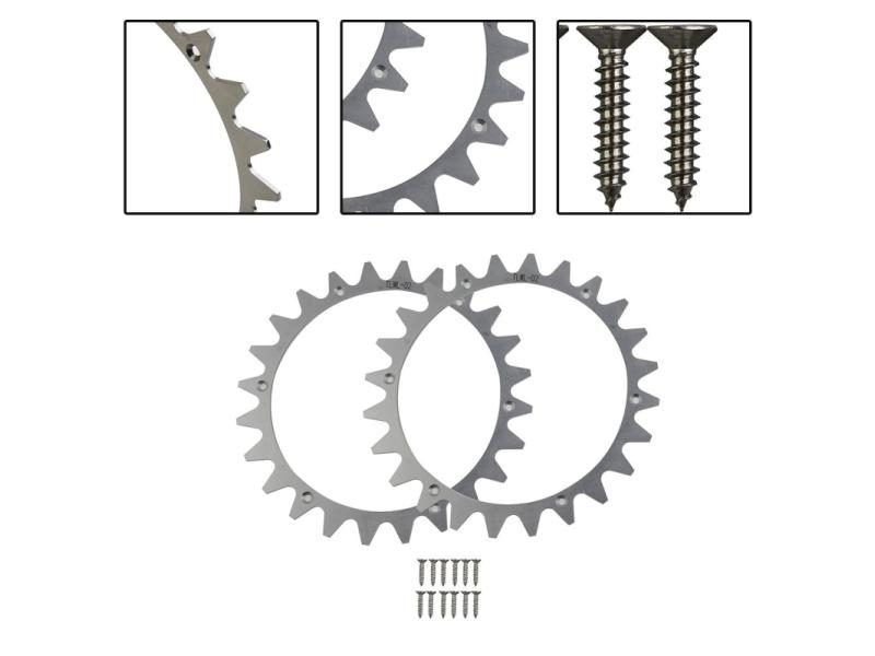 1 Set Stainless Steel Spikes Kit For Worx L Model Lawnmower Robot WR153E WR155E Carousel 1