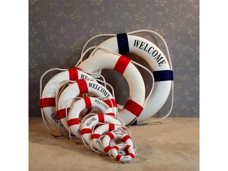 Studio Props Wall Hanging Nautical Life Buoy Crafts For Living Room Decoration Carousel 1