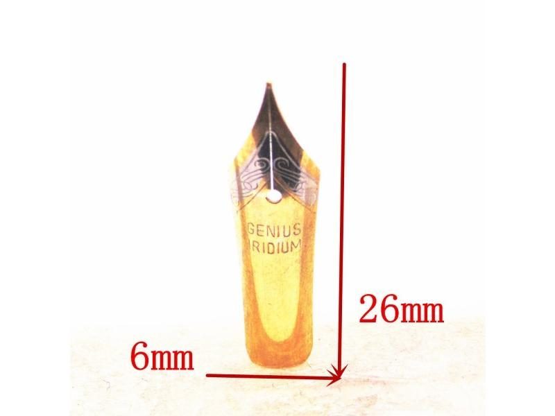 5pcs Golden Medium Nib Fountain Pen Iridium Tip Pen Nib Universal Other Pen You Carousel 1